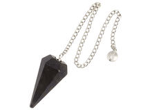 Labradorite Faceted Pendulum