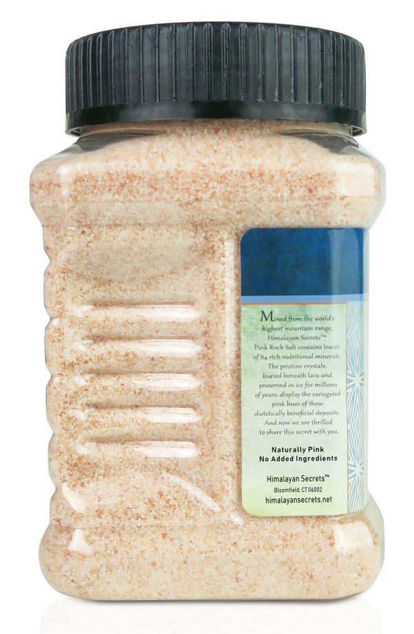 Himalayan Secrets - 2.75 LB Jar Edible Himalayan Dark Pink Salt Fine