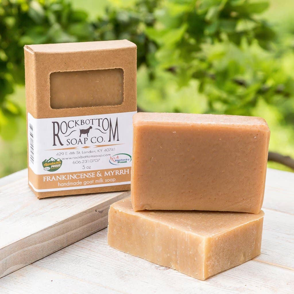 Rock Bottom Soap - Frankincense & Myrrh Goat Milk Soap
