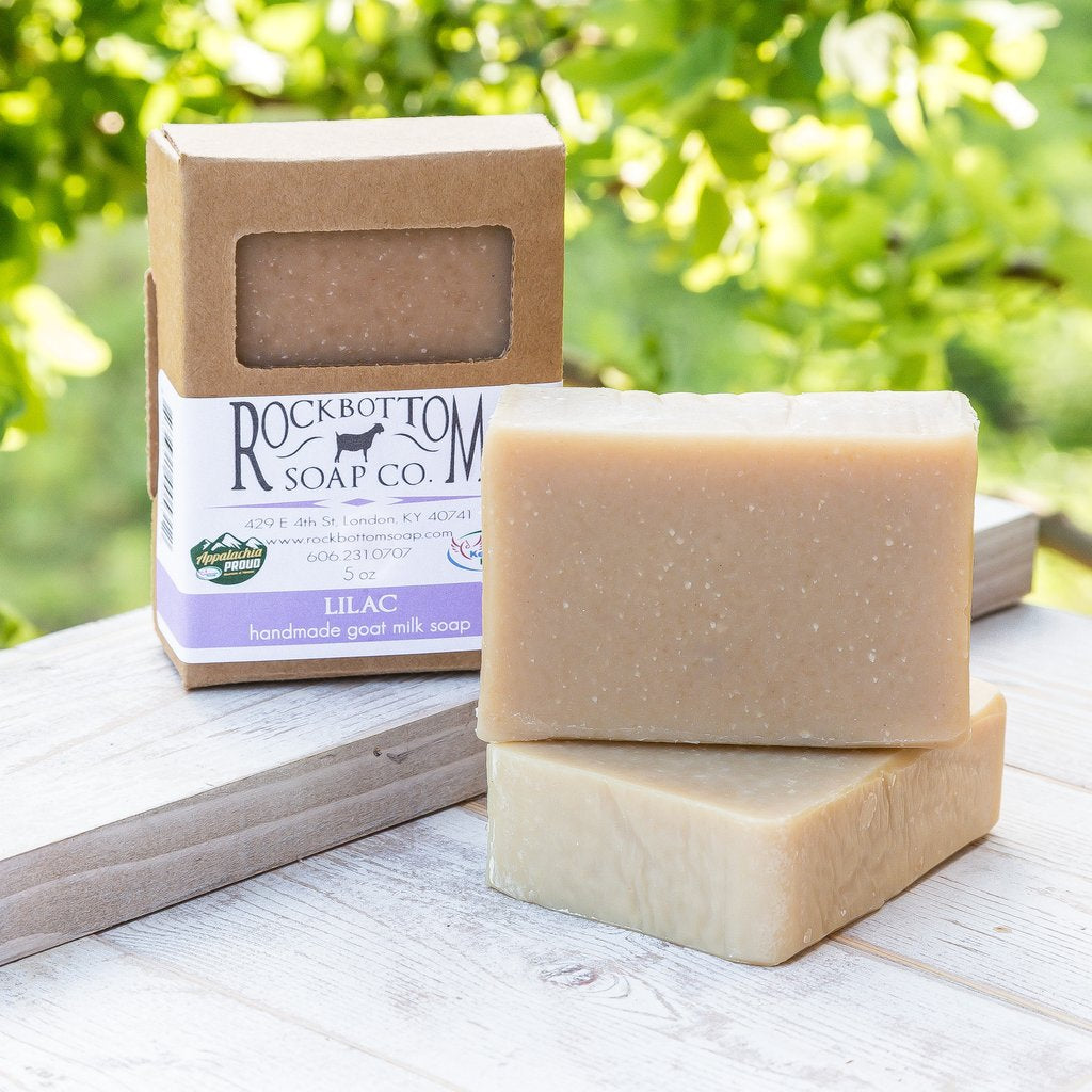 Rock Bottom Soap - Lilac Goat Milk Soap