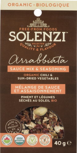 Organic Arrabbiata Sauce Mix & Seasoning 40g Pack