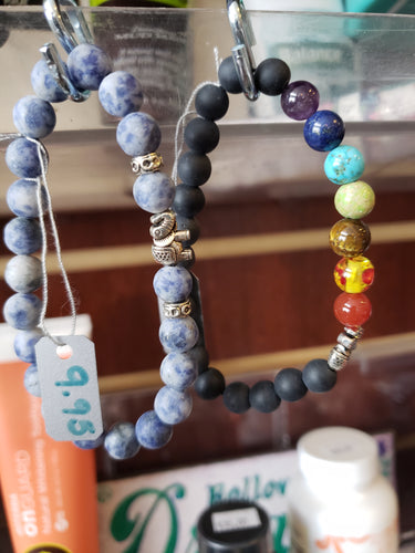 Bracelets.....lava beads and gemstones