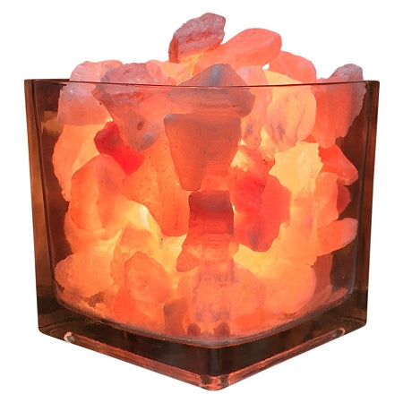 Himalayan CrystalLitez - Square Salt Lamp Diffuser With Dimmer Cord