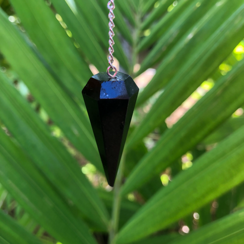 Black Tourmaline Pendulum ~ 